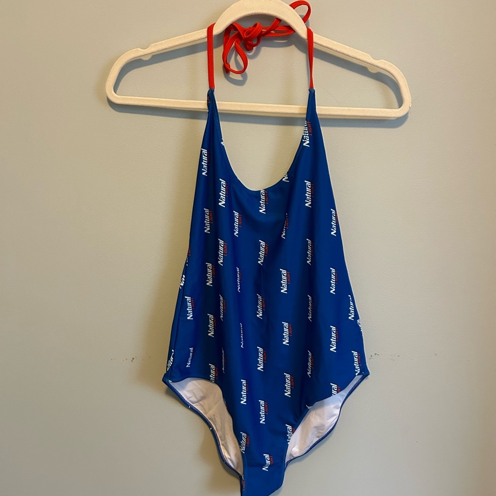 Natty Light (natural light) bathing suit from Tipsy Elves